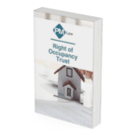 Right of Occupancy Trust Brochure An image of a brochure containing information about Right of Occupancy Trusts.