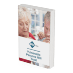 Vulnerable Persons Will Trust Brochure An image of a brochure containing information about Vulnerable Persons Will Trusts.